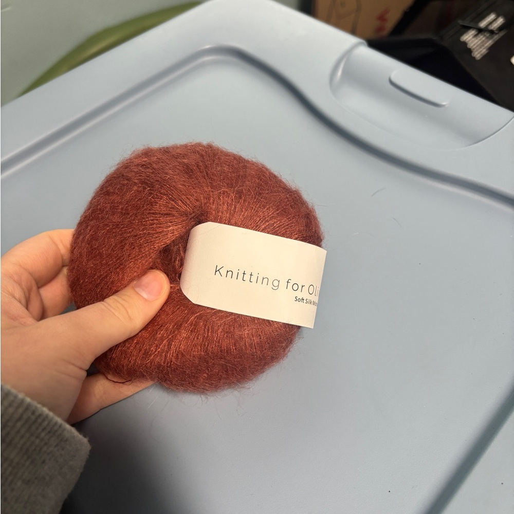 Knitting for Olive Soft Silk Mohair Forest Berry